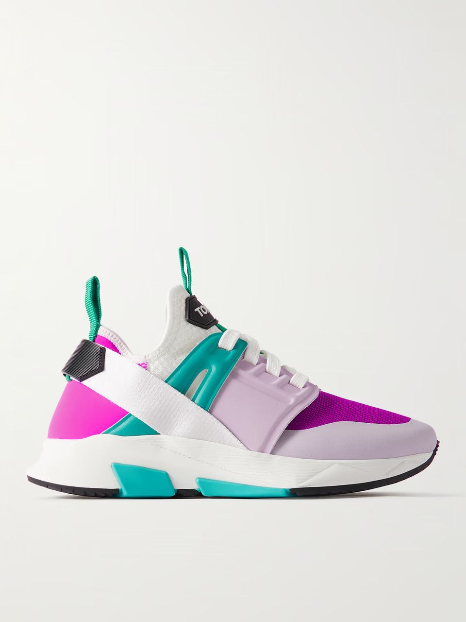 o1loc1c0824 Jago Scuba Mesh & Leather Sneakers Multicolor