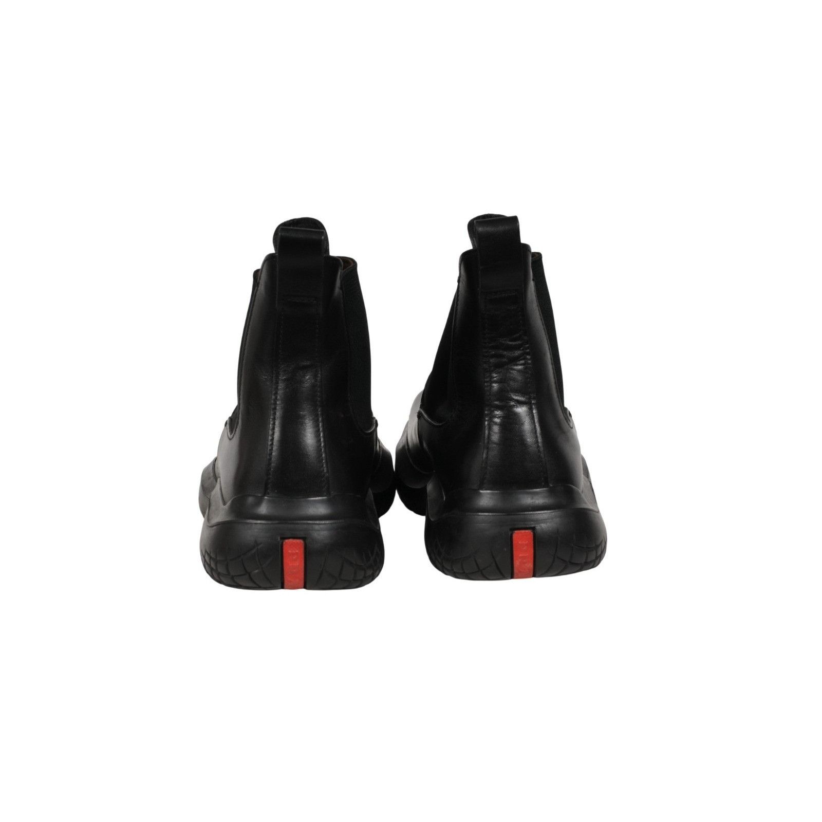 Prada AW99 Vintage Chelsea Boot Black Leather - 02616 Size US 7 / EU 40 - 6 Thumbnail