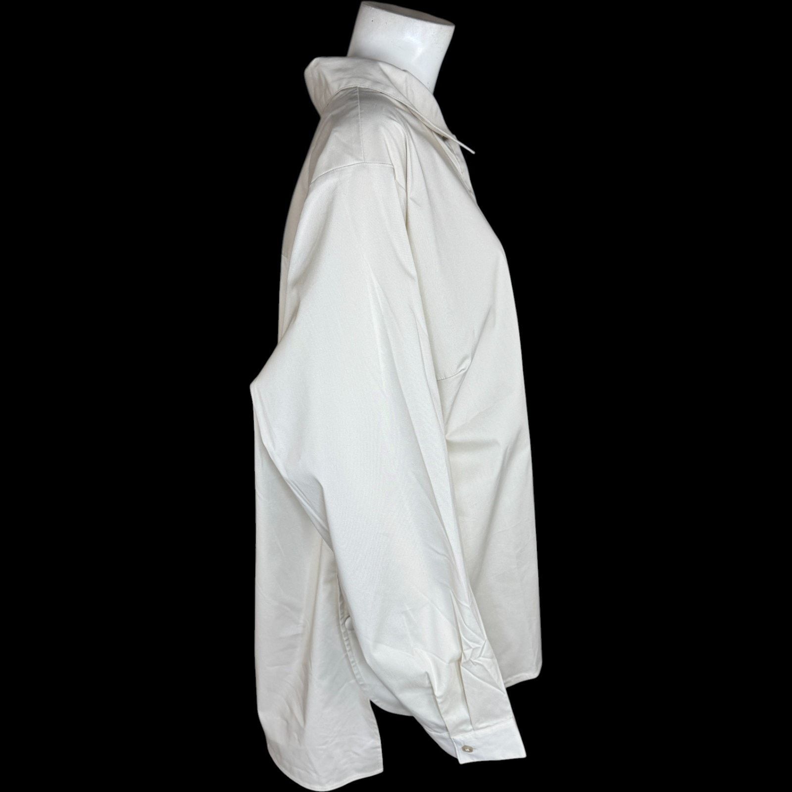 Denim & Co. Denim & Co. White Button Up Shirt 3X Stretch CoolMax Size 3XL / US 20-22 - 10 Thumbnail