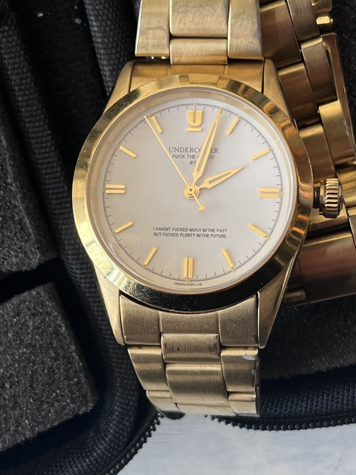 Undercover Undercover SS16 Double Wrap Band Watch "Fuck The Clock" Size ONE SIZE - 2 Thumbnail