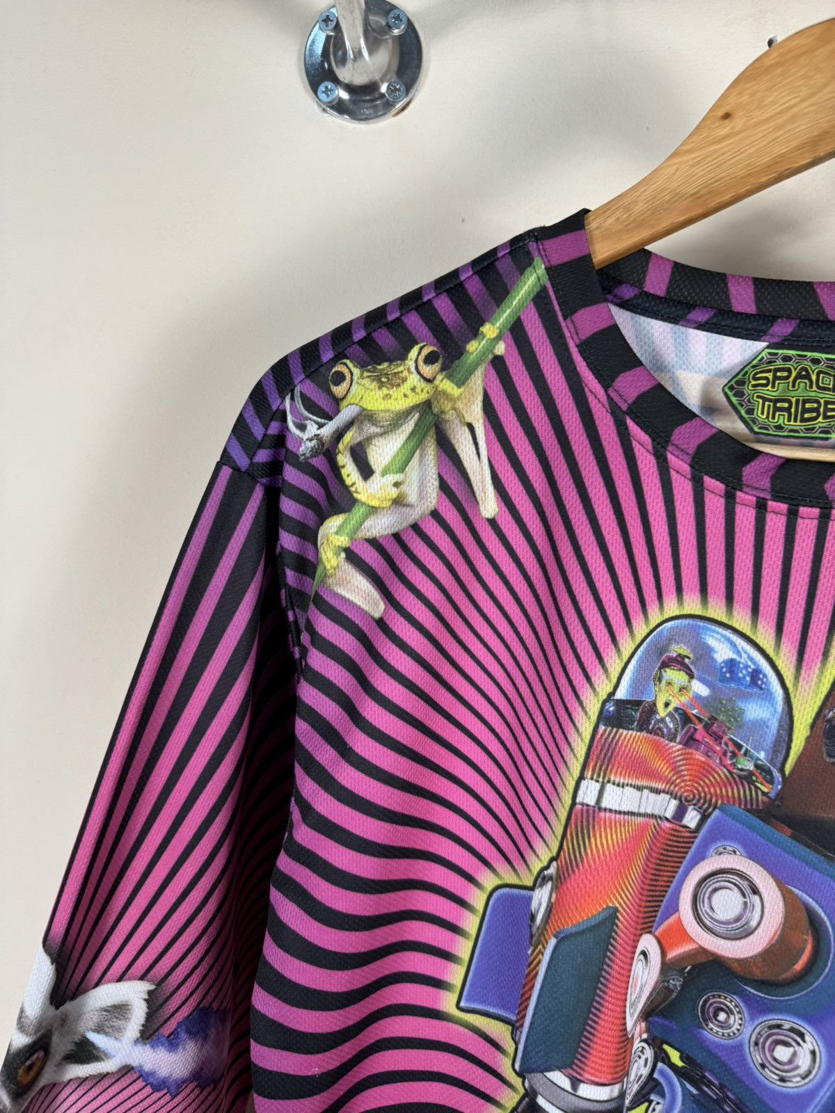 Band Tees Space Tribe Mad Tribe Rocket Power Psychedelic Design Size US M / EU 48-50 / 2 - 4 Thumbnail