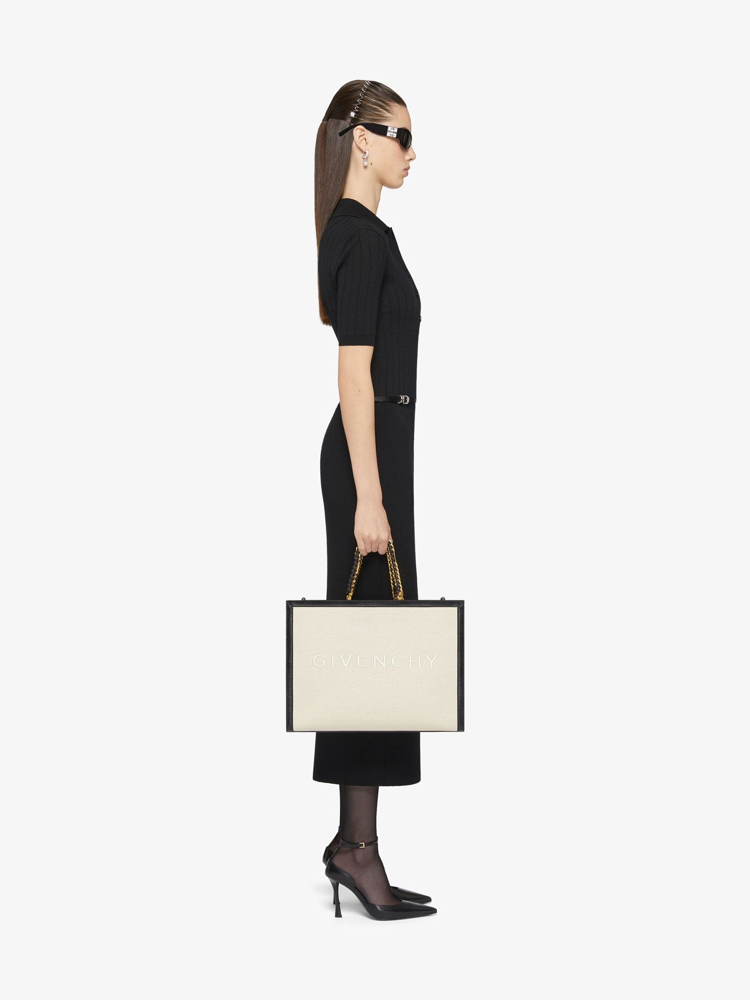 Givenchy o1w1db10325 Size: OS/G-Tote Bag in Natural Beige Size ONE SIZE - 6 Thumbnail