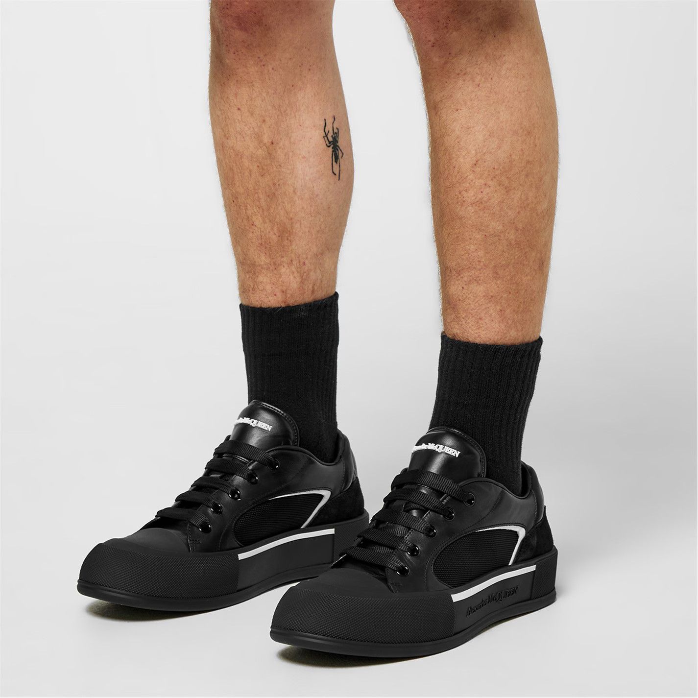 Alexander McQueen o1g2r1mq0326 Deck Sneakers in Black Size US 9 / EU 42 - 5 Thumbnail