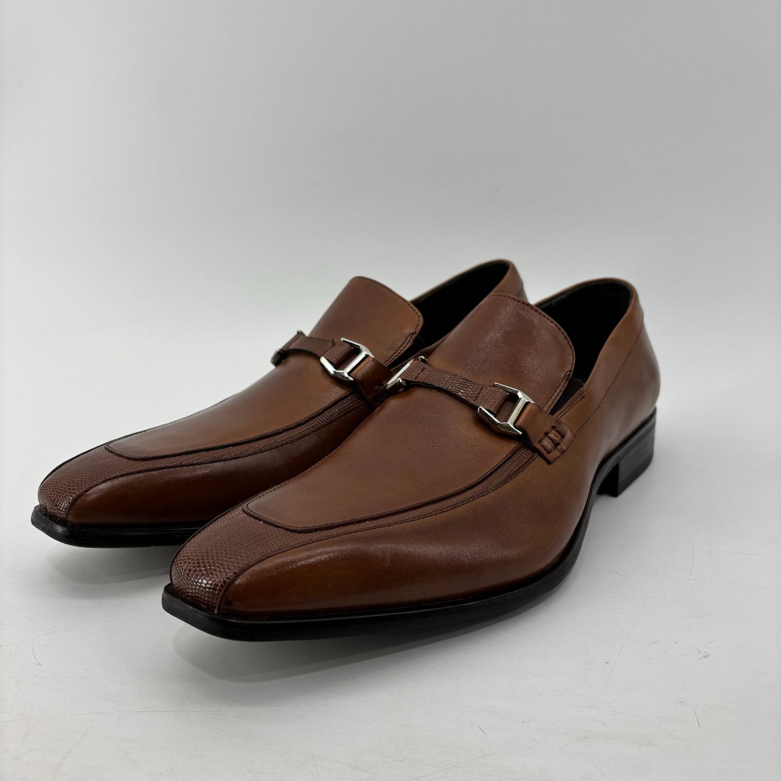 Stacy Adams Stacy Adams Mens Sz 10 Maxfield Slip On Loafer Brown Oxford Size US 10 / EU 43 - 12 Thumbnail