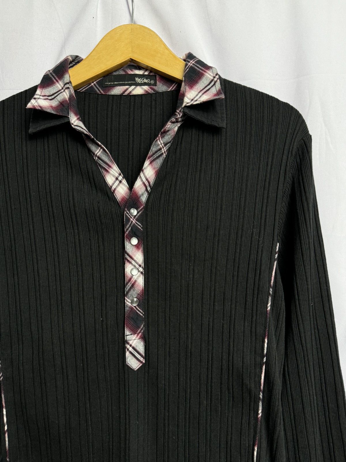 Hysteric Glamour × If Six Was Nine × Japanese Brand Missimo Double Collar Long Sleeve Fits M Size US M / EU 48-50 / 2 - 4 Thumbnail