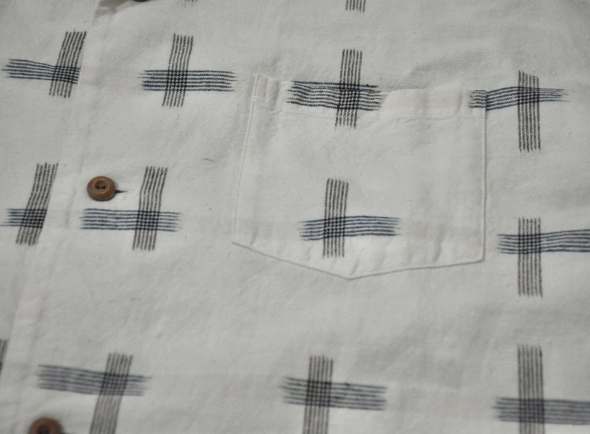 Visvim Visvim 22ss Wallis Shirt Kasuri（Handwoven） Size US L / EU 52-54 / 3 - 9 Thumbnail