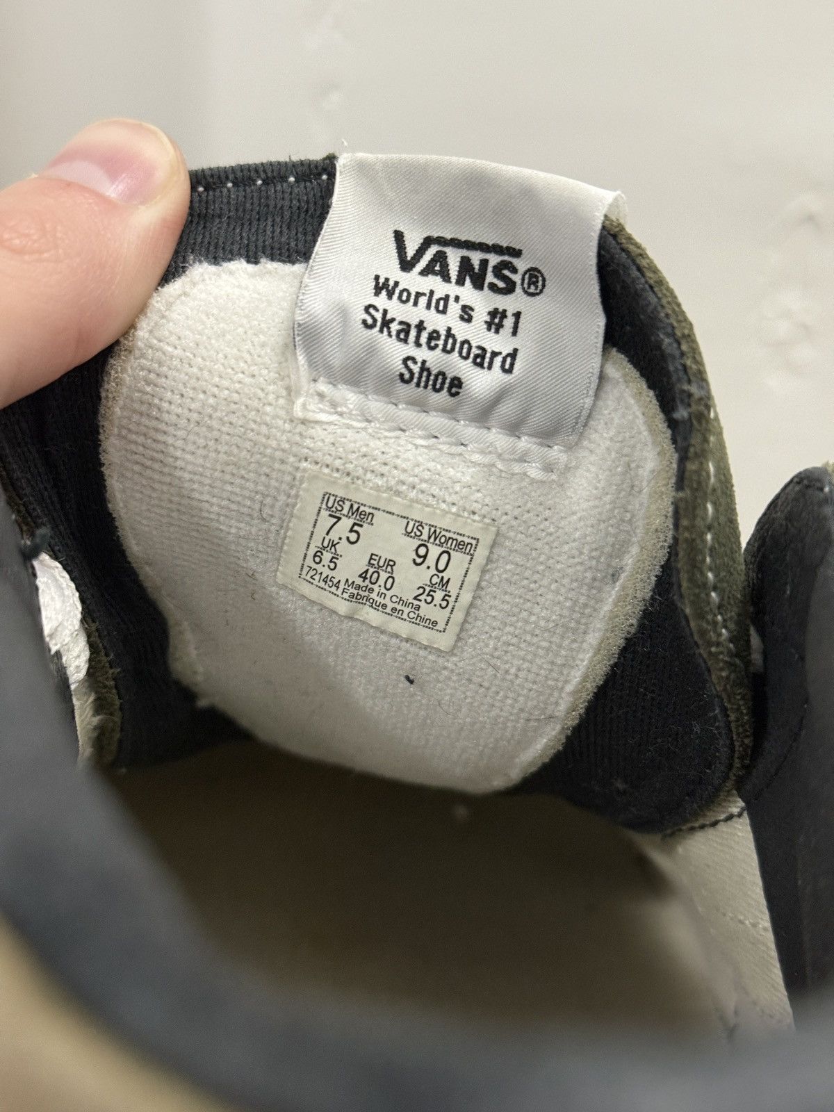 JJJJound × Vans Mid top vans Size US 7.5 / EU 40-41 - 7 Thumbnail