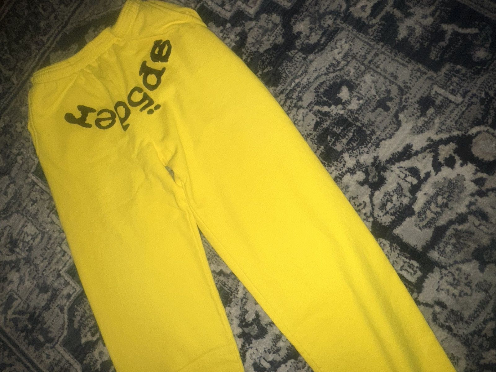 image of Spider Worldwide Sp5Der Legacy Sweatpants Yellow, Men's (Size 27)