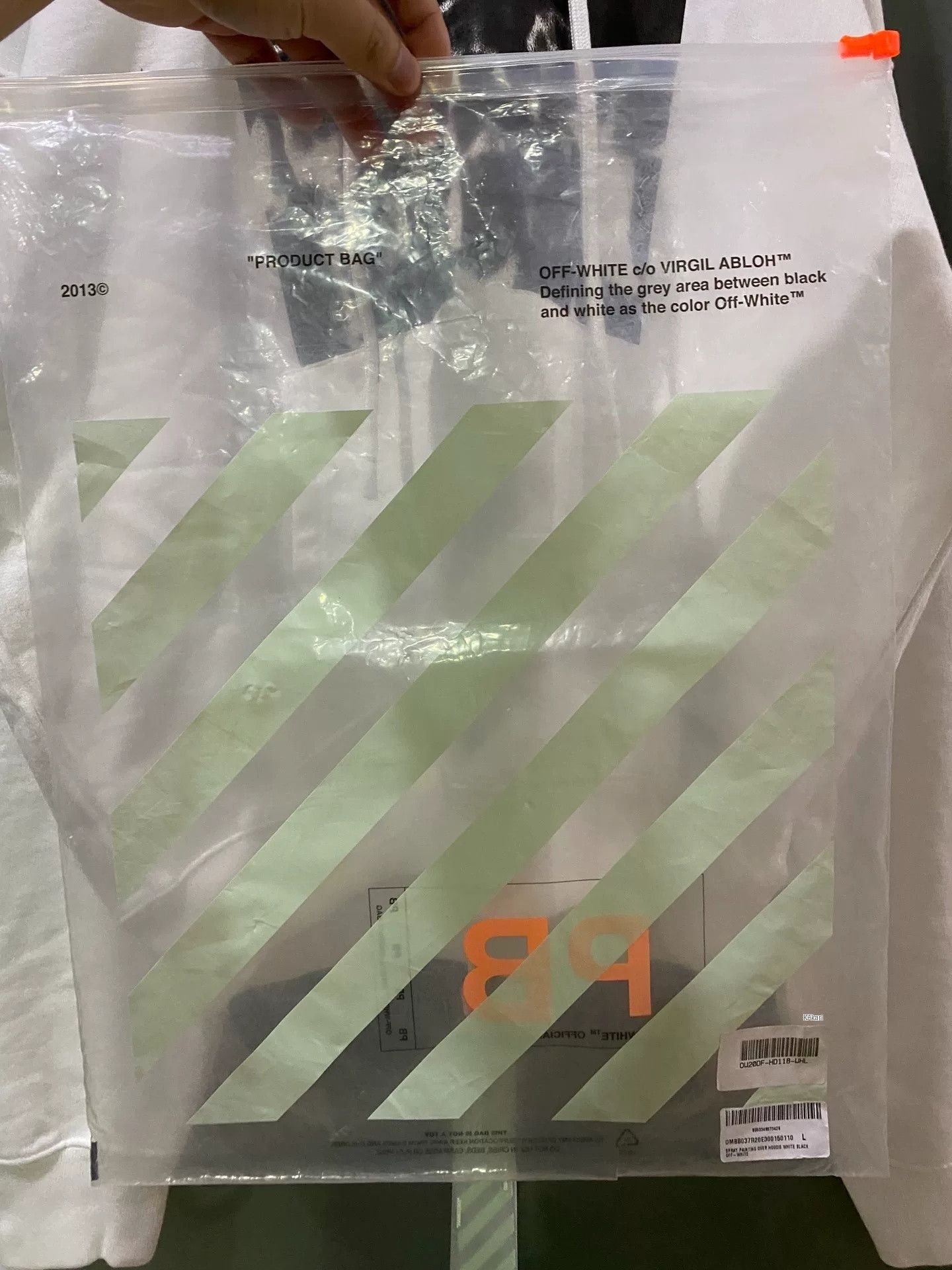 Off-White Off-White Spray Paint Effect Shirt Size ONE SIZE - 2 Thumbnail