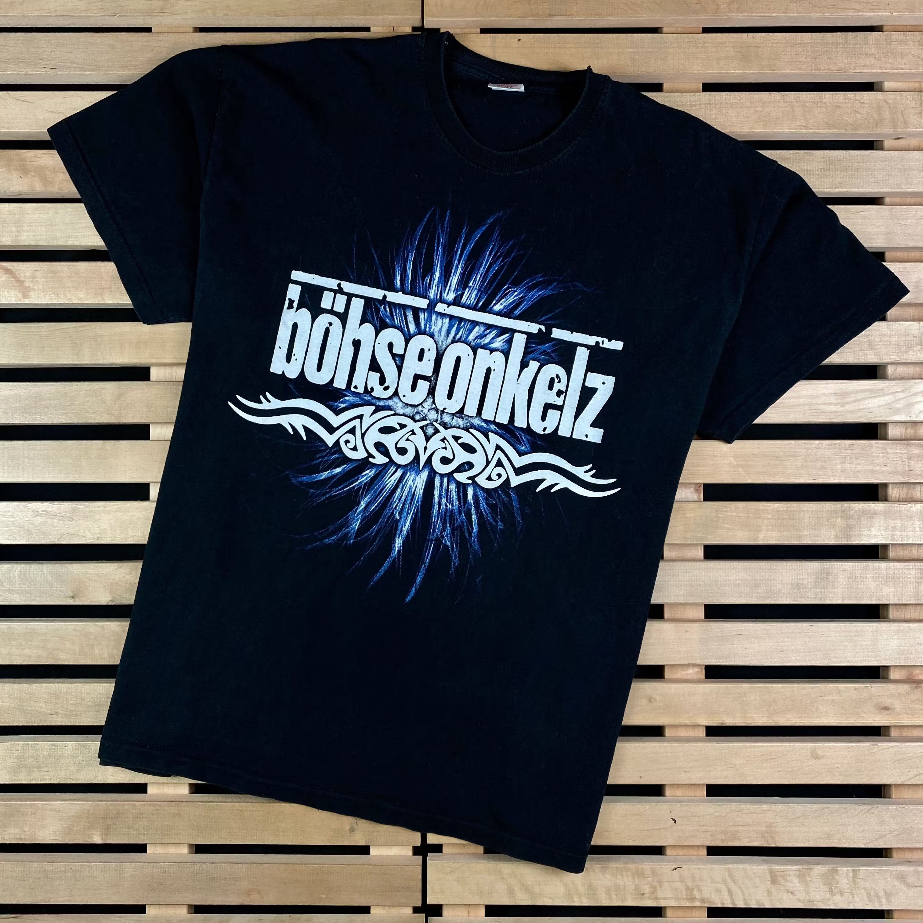 Band Tees Mens Vintage T Shirt Bohse Onkelz Size XXL 2XL Size US XXL / EU 58 / 5 - 1 Thumbnail