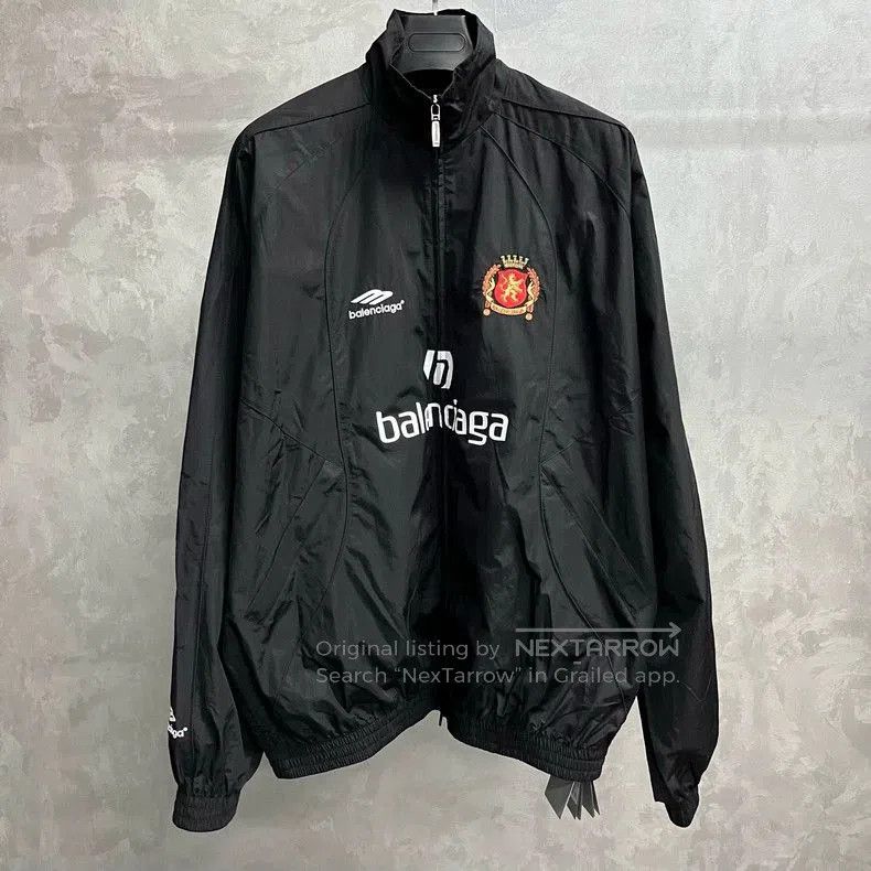 Balenciaga Balenciaga Black Letter Print Zip Jacket. Size US S / EU 44-46 / 1 - 1 Thumbnail