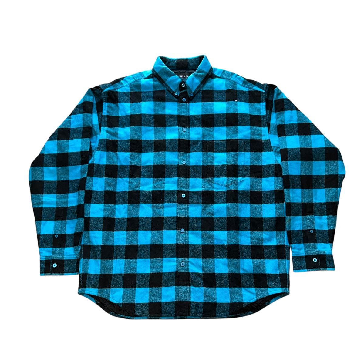 Balenciaga BALENCIAGA 2021AW flannel padded shirts jacket Size US S / EU 44-46 / 1 - 1 Thumbnail