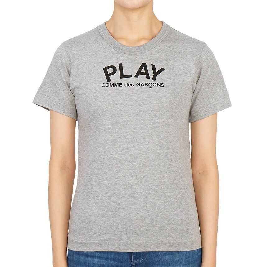 Comme des Garcons Play Comme des Garçons Tee Big Heart Womens Sz M Gray Size M / US 6-8 / IT 42-44 - 2 Thumbnail