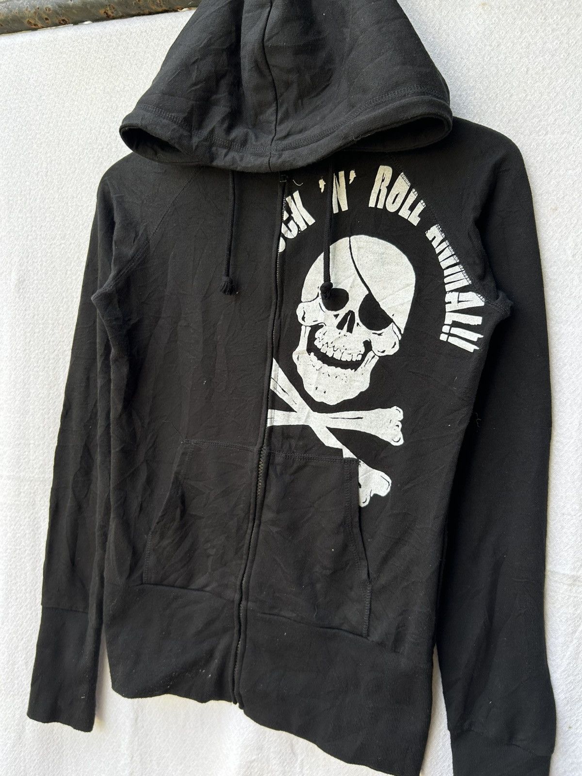 Hysteric Glamour Glad News 'Rock n Roll' Animal!! Zipper Skull Hoodie Size US S / EU 44-46 / 1 - 3 Thumbnail