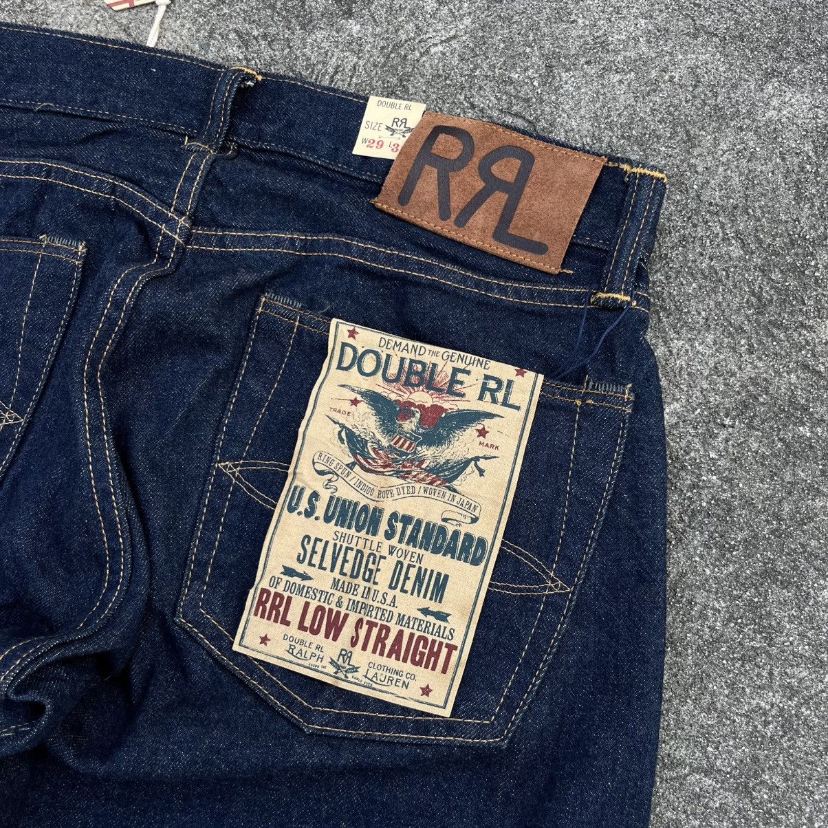 RRL Ralph Lauren Double RL Low Straight Selvedge Jean Size US 30 / EU 46 - 2 Thumbnail