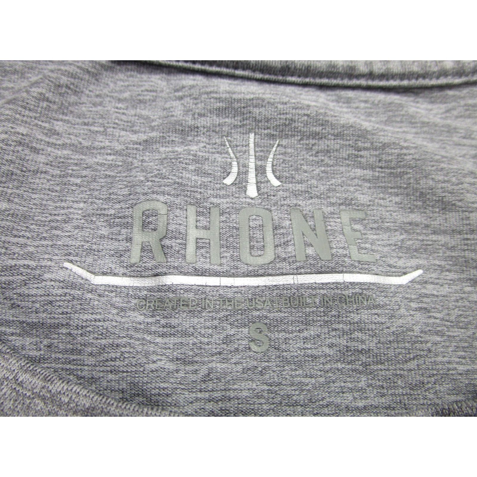 Rhone VINTAGE Rhone Men's Activewear T-Shirt Small Gray Performance Yoga Workout Gym Short Sleeve Pullover Size US S / EU 44-46 / 1 - 5 Thumbnail