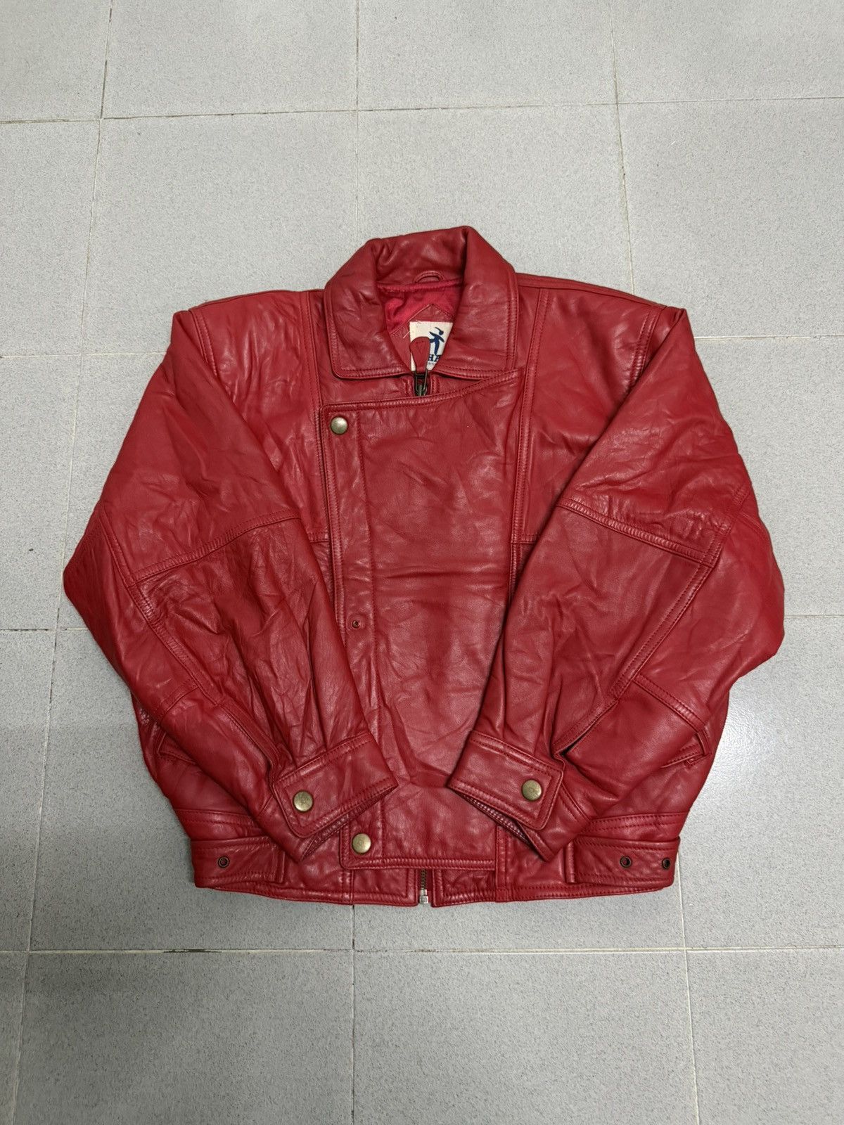 Hai Sporting Gear Rare Vintage Hai Sporting Gear Issey Miyake Leather Jacket Size US M / EU 48-50 / 2 - 16 Thumbnail