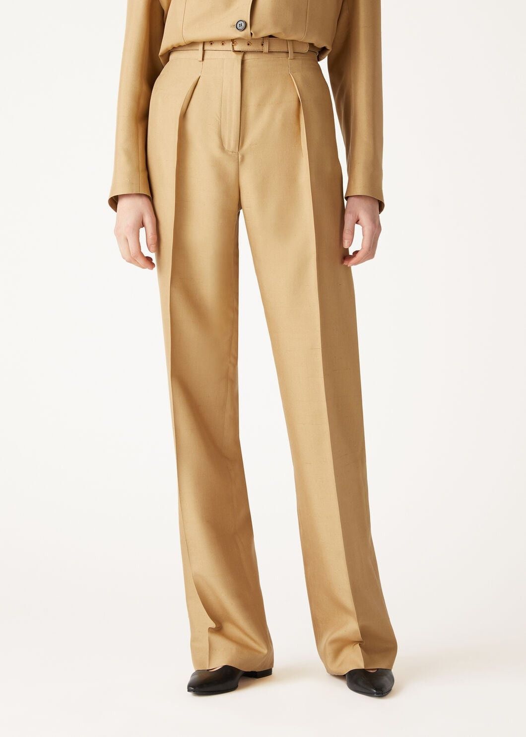 Loro Piana o1srvl11e0825 FAO6277 Edward Pant in Beige Size 26" / US 2 / IT 38 - 4 Thumbnail