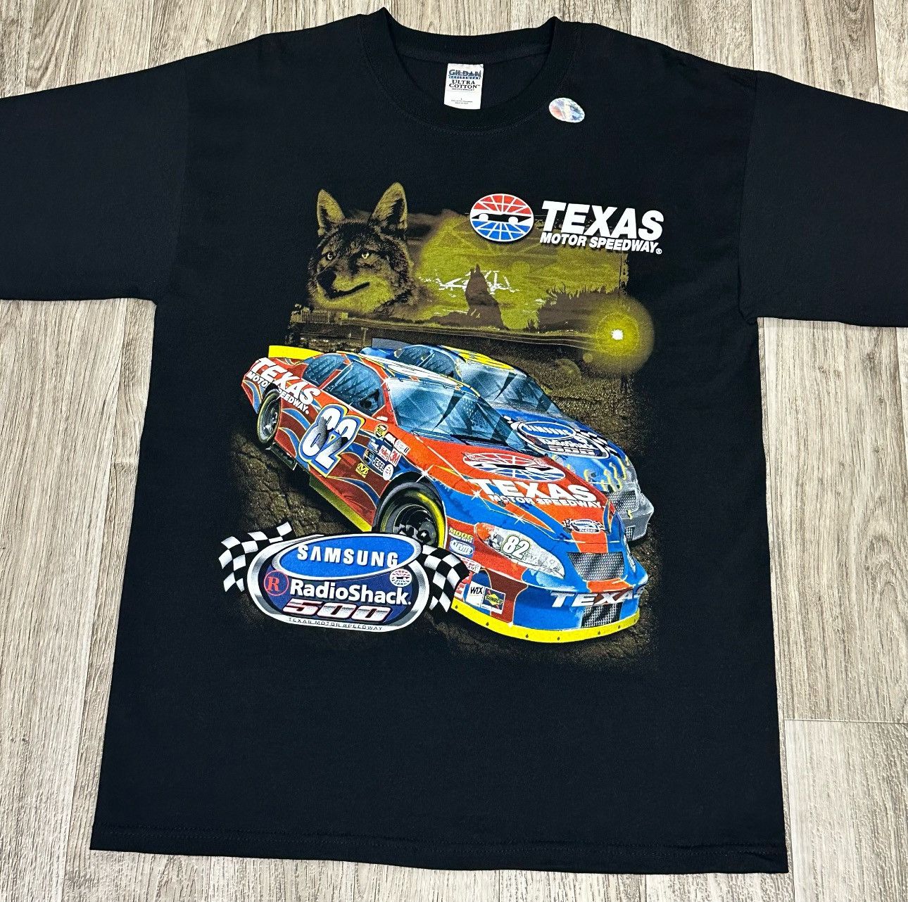 NASCAR × Vintage VTG Y2K Texas Motor Speedway RadioShack 500 Nascar T-Shirt Size US L / EU 52-54 / 3 - 2 Thumbnail
