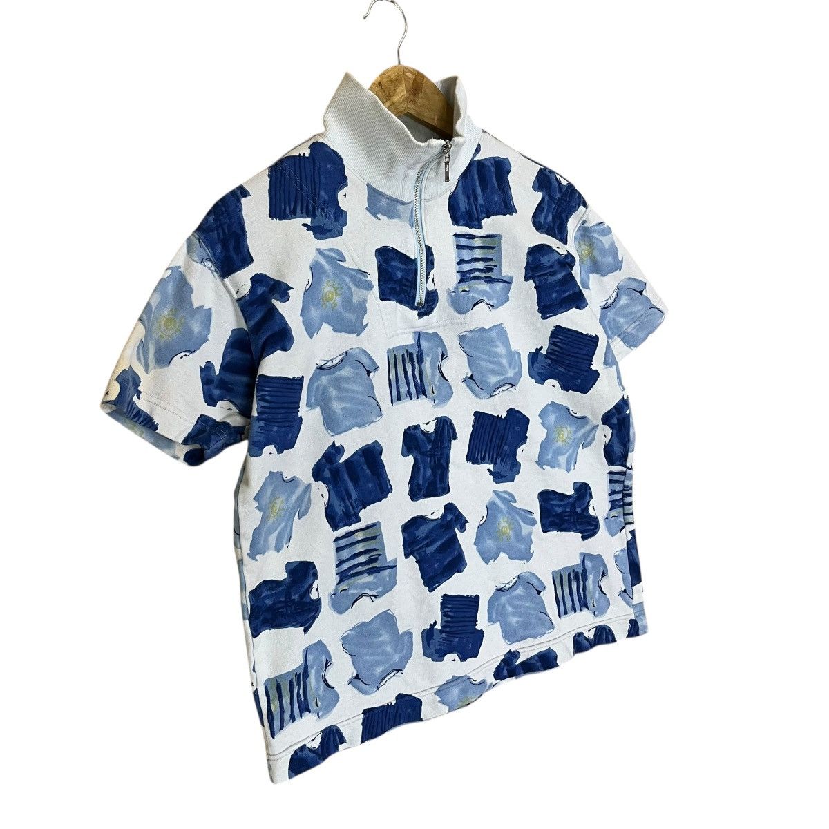 Issey Miyake Hai Sporting Gear By Issey Miyake Shortsleeve Knitware Size US S / EU 44-46 / 1 - 2 Thumbnail