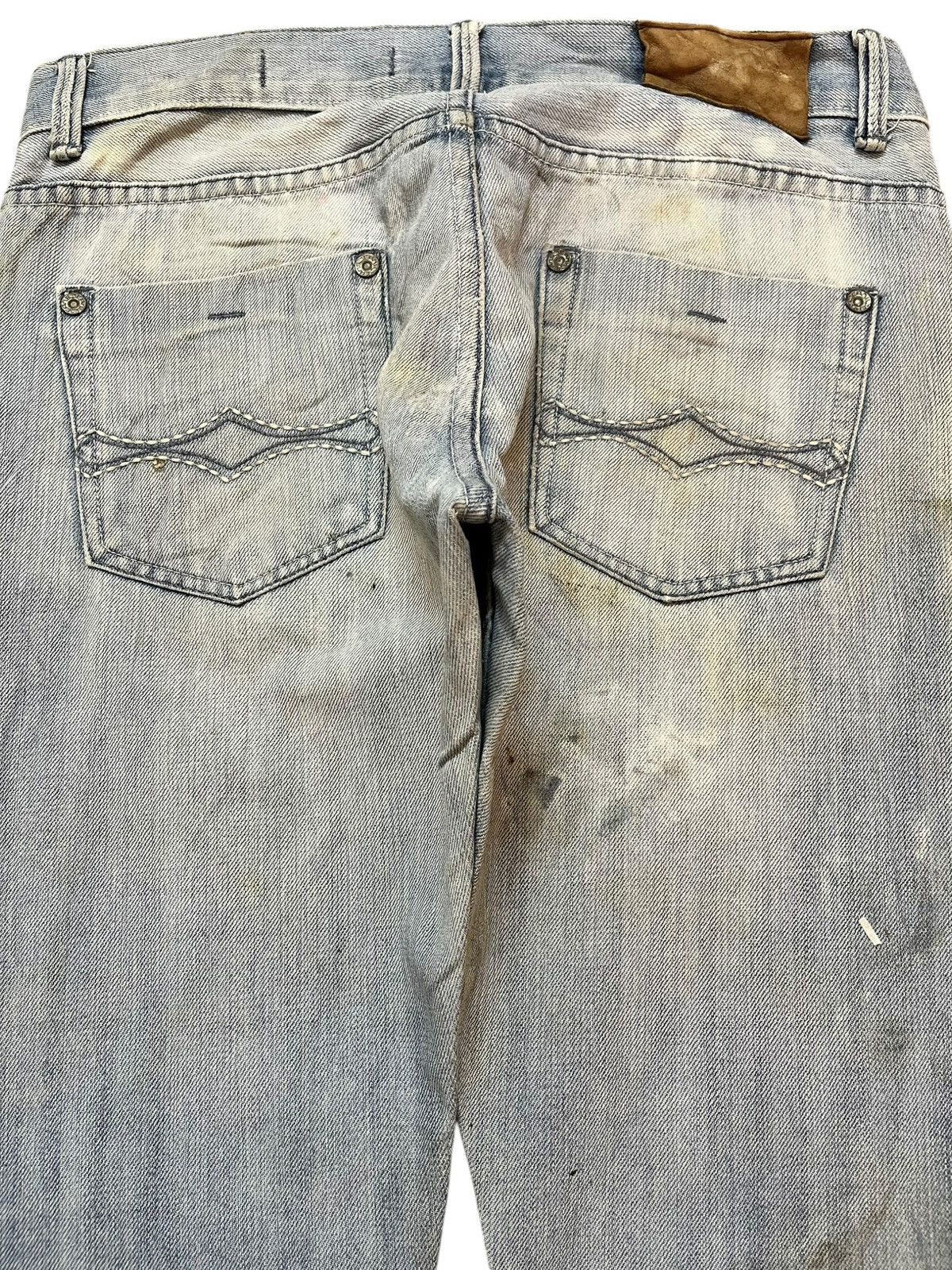 Rebel8 Vintage Rebel Faded Grunge Slim Fit Denim Size US 32 / EU 48 - 6 Thumbnail