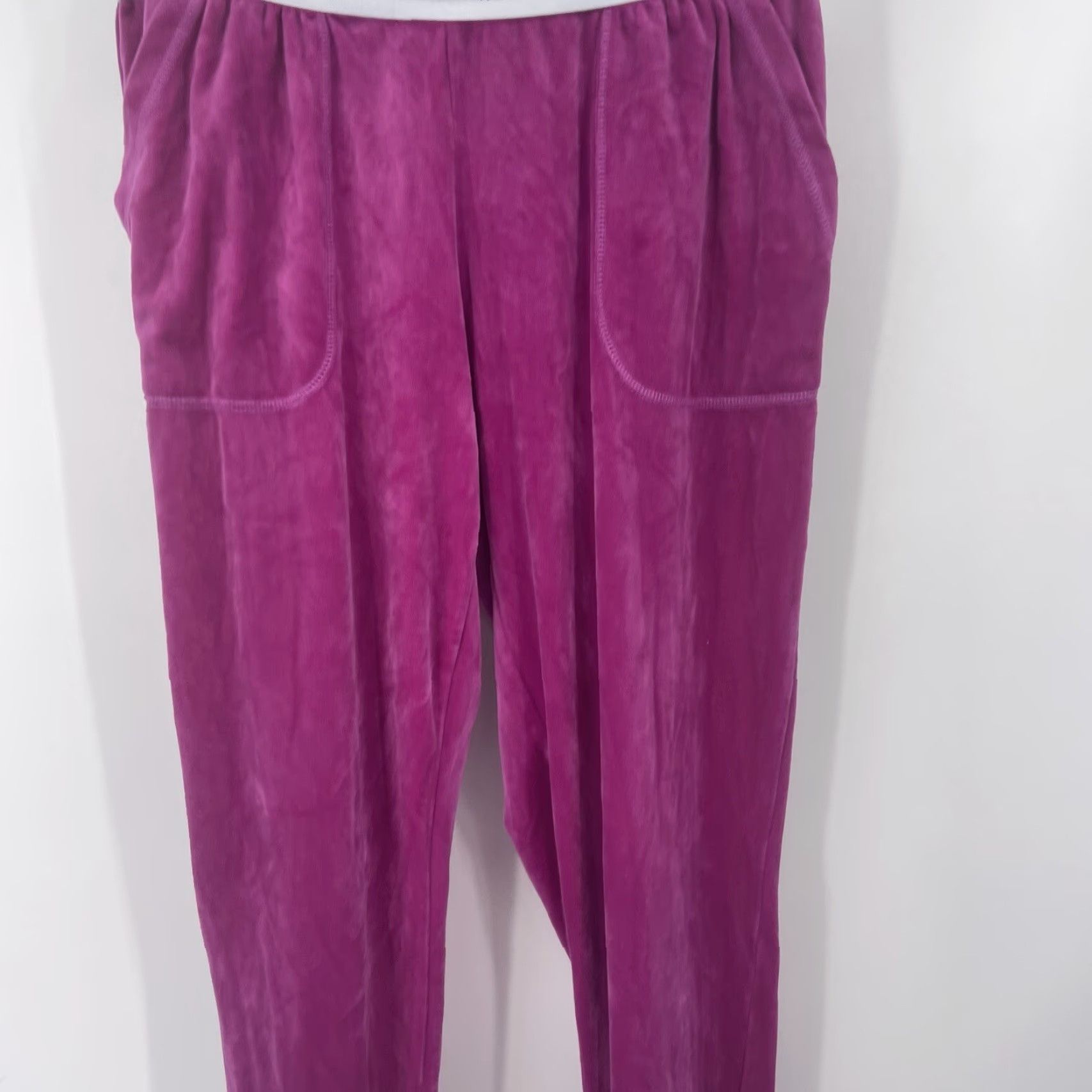 Juicy Couture Juicy Couture Womens Large Jeweled OG Big Bling Velour Track Pants y2k Jogger Size 36" / US 14 / IT 50 - 5 Thumbnail