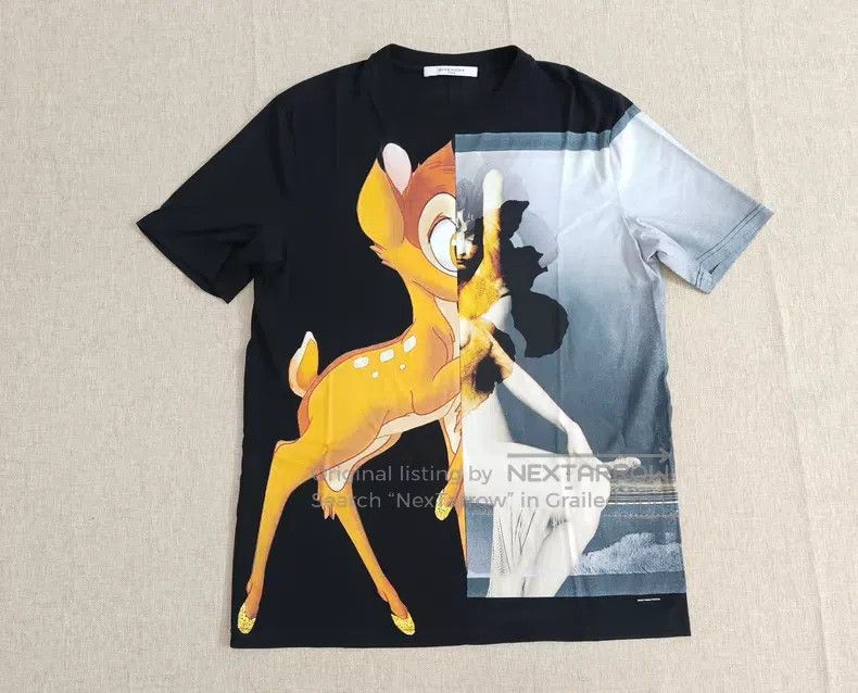 Givenchy Givenchy Bambi Short Sleeve T-Shirt Size US M / EU 48-50 / 2 - 1 Thumbnail