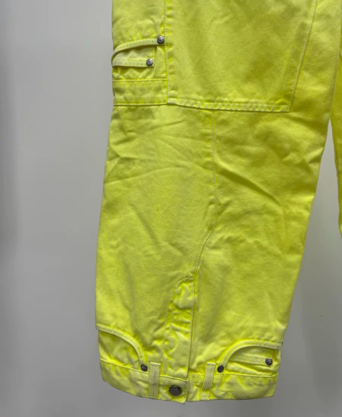 Jean Paul Gaultier Jean Paul Gaultier Inverted of Lemon Yellow Jeans Size US 30 / EU 46 - 6 Thumbnail