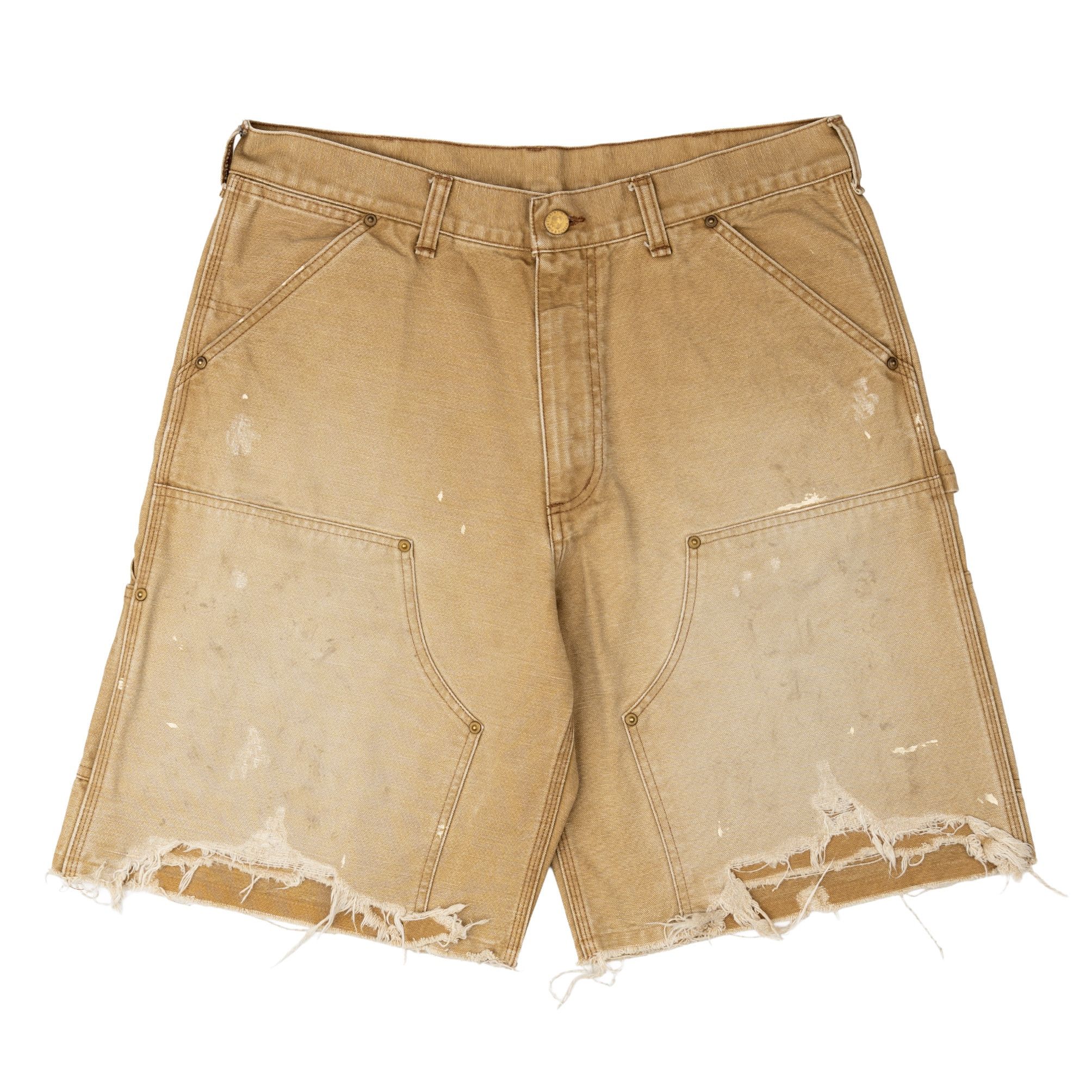 Saint Michael Bermuda Carpenter Shorts Tan Size US 33 - 1 Thumbnail