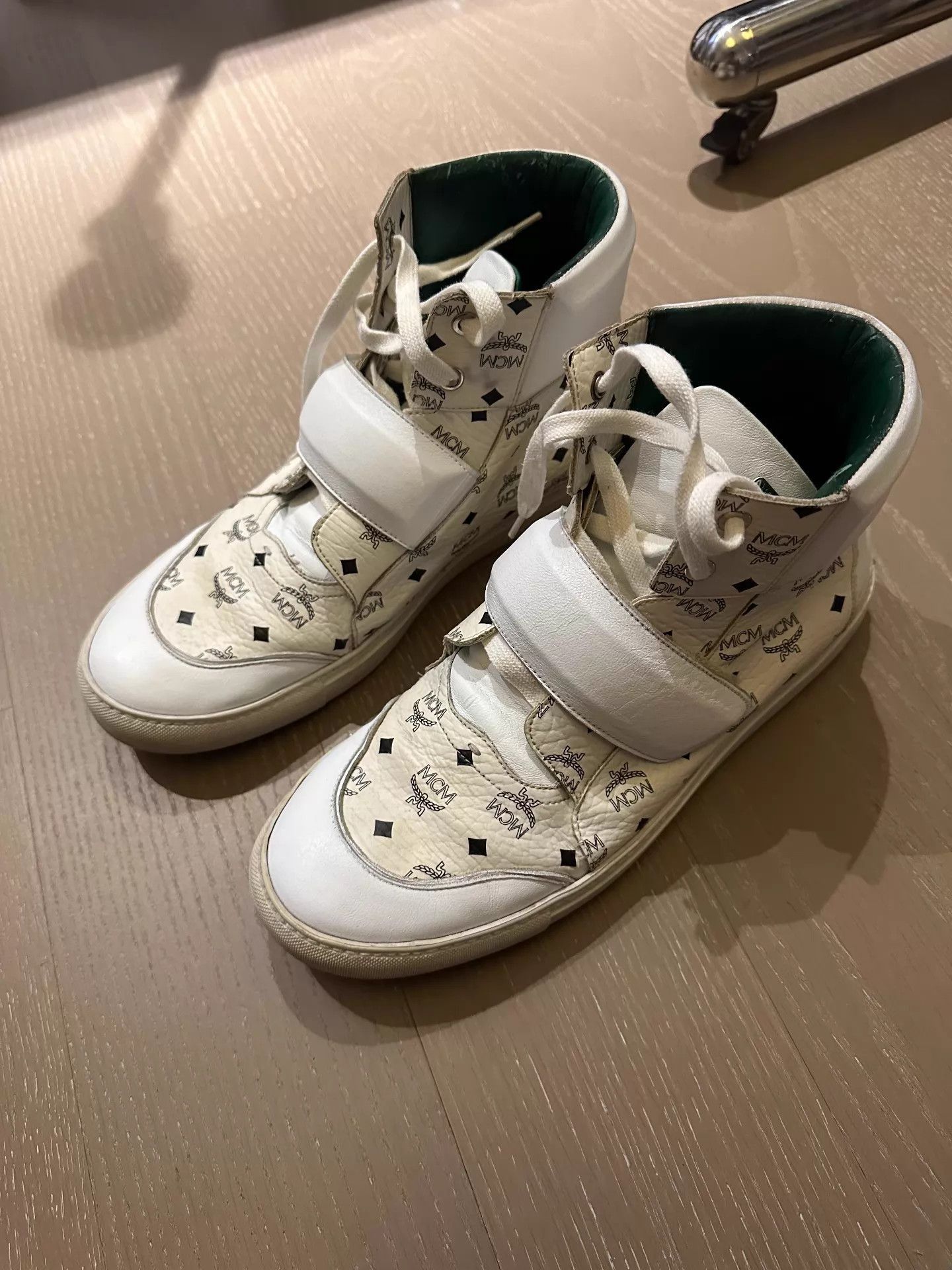 MCM Multi Color High-Top Sneakers Size 10 Size US 10 / EU 43 - 1 Thumbnail