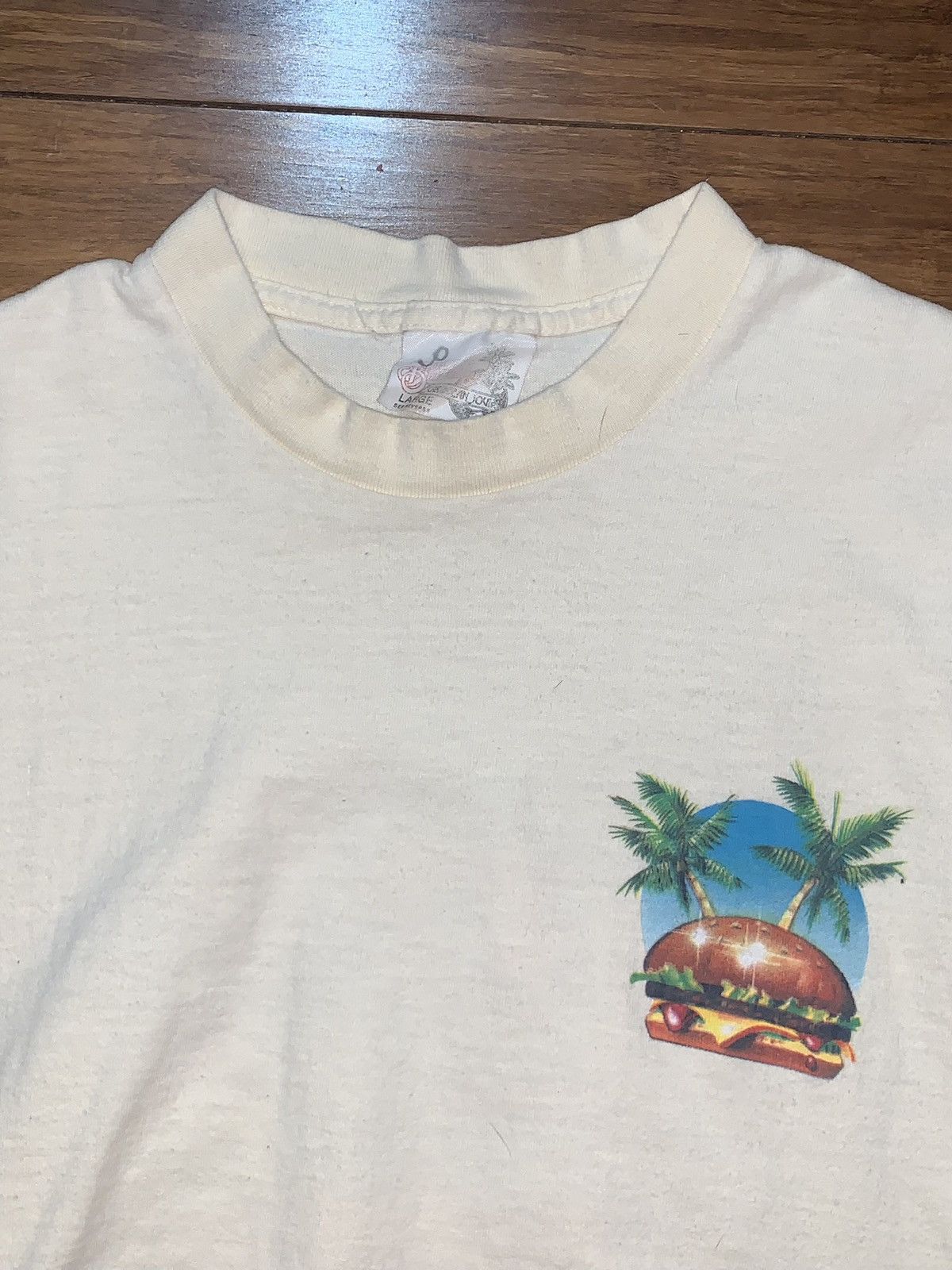 Band Tees Vintage cheeseburger in paradise tee Size US L / EU 52-54 / 3 - 2 Thumbnail