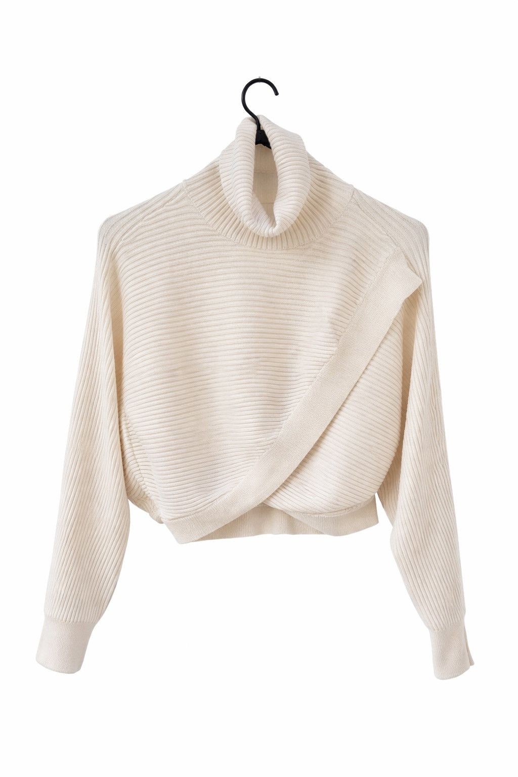 Allsaints AllSaints Marias Jumper XS 100% Merino Wool Cropped Layered Size XS / US 0-2 / IT 36-38 - 1 Thumbnail