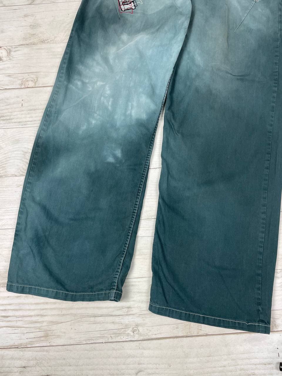 Vintage Karl Kani Denim Jeans 90s Baggy Faded Distrissed Y2K