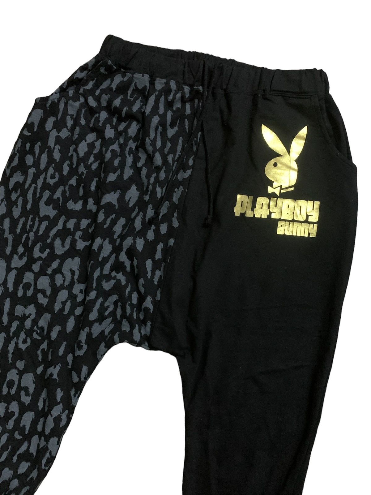 Japanese Brand × Playboy Vtg Japanese Unisex Playboy Leapord Harem Pant Size US 32 / EU 48 - 2 Thumbnail