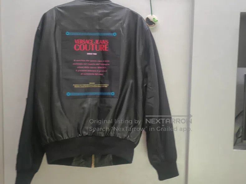 Versace Versace Men's leather jackets Size L / US 10 / IT 46 - 1 Thumbnail