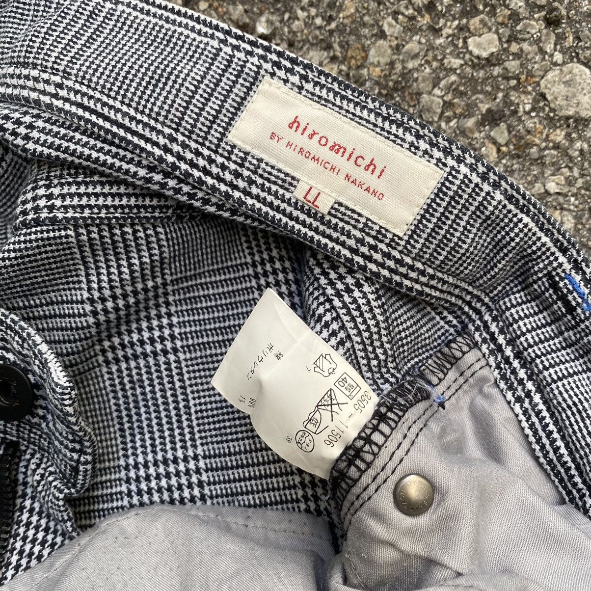 Japanese Brand Hiromichi Nakano Multi Pocket Checkered Cargo Bush Pants Size US 31 - 5 Thumbnail