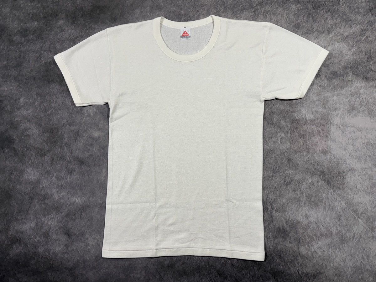 Vintage Italian Double Layer Knit T-Shirt Vintage Undershirt Thermal Size US L / EU 52-54 / 3 - 14 Thumbnail