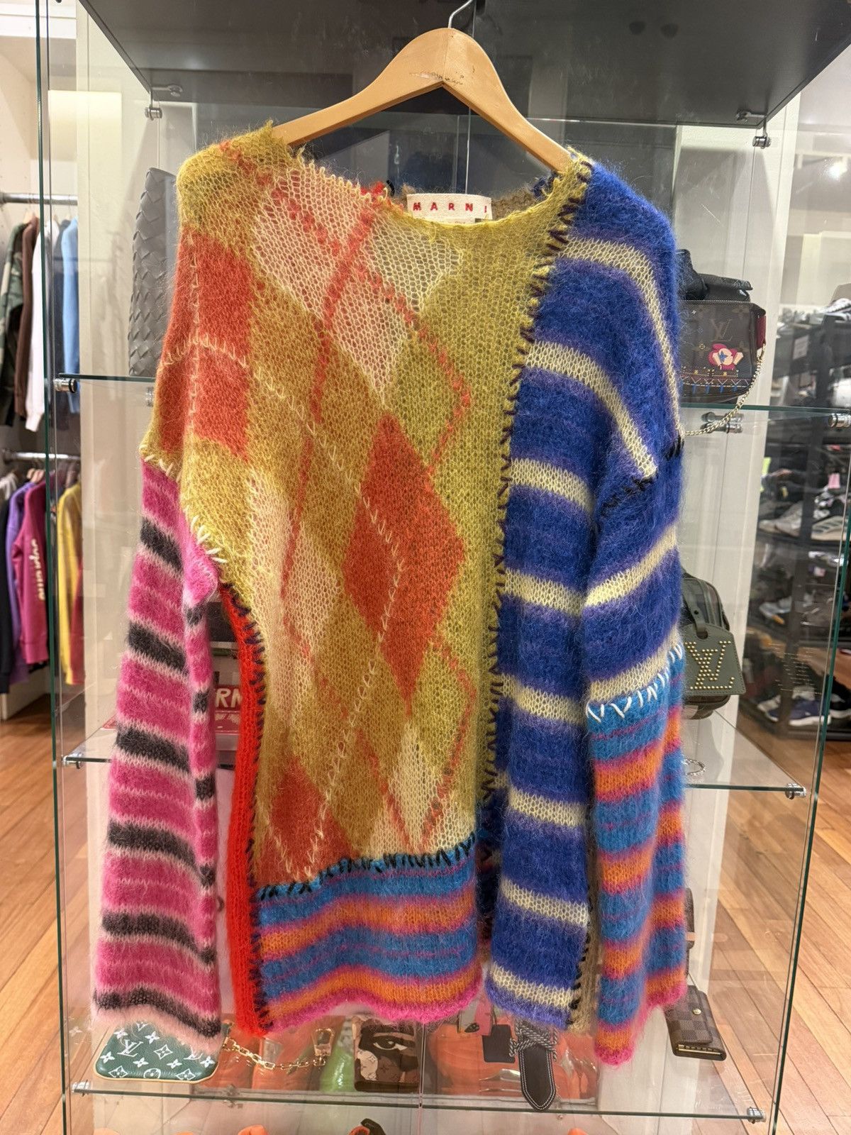 Marni Marni Mohair Knit Cardigan Sweater Size US S / EU 44-46 / 1 - 1 Thumbnail