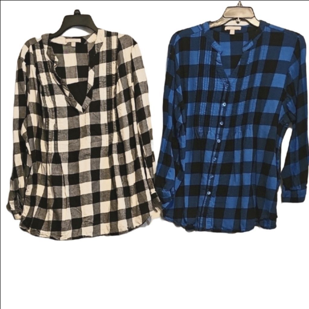 Other Woman Within plaid flannel shirts Size XXL / US 16-18 / IT 52-54 - 1 Thumbnail