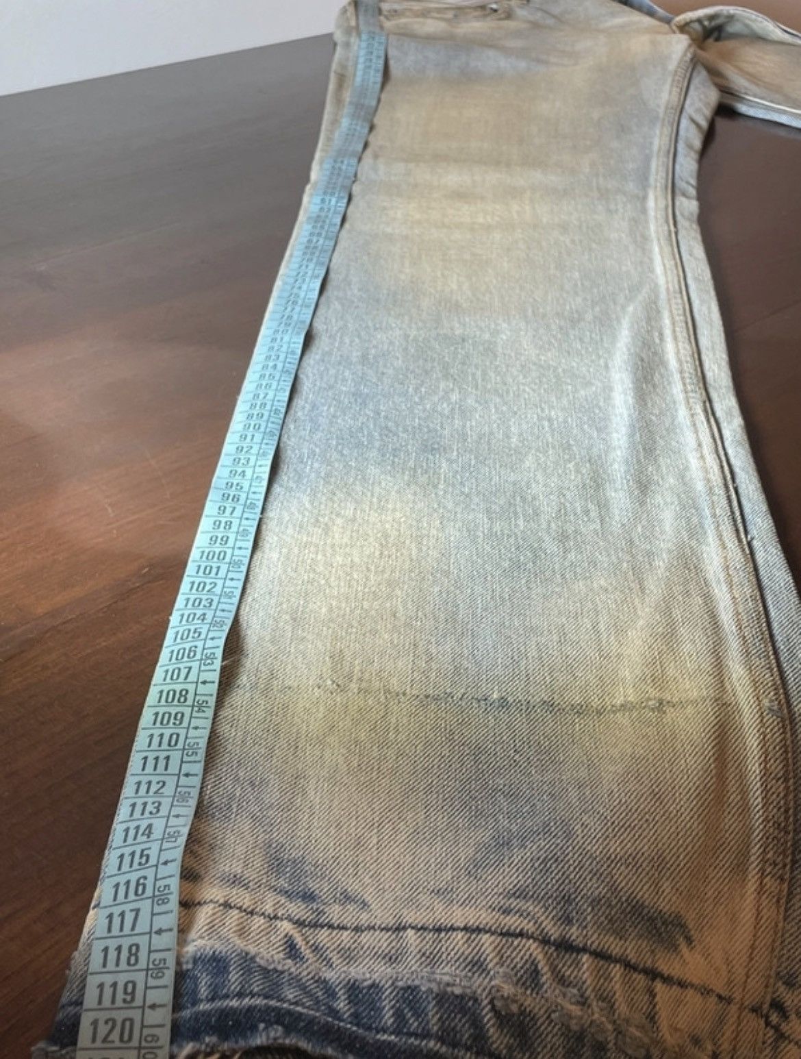 Prada Prada 2005 Mainline Vintage Overdyed Work Denim Jeans Rare Size US 34 / EU 50 - 9 Thumbnail