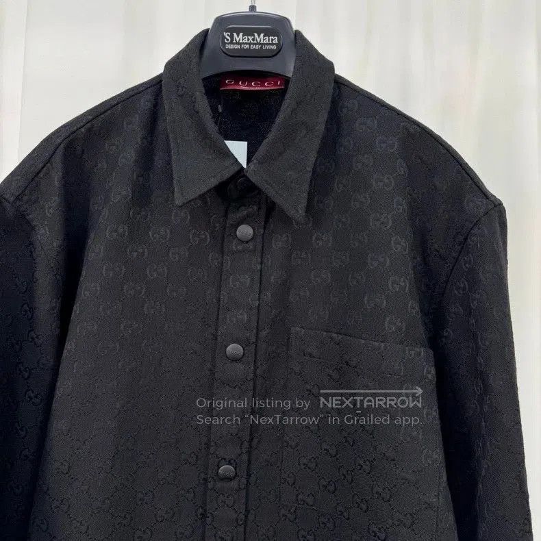 Gucci Gucci Monogram Denim Shirt Jacket. Size US L / EU 52-54 / 3 - 3 Thumbnail