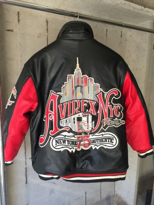 Avirex AVIREX faux leather jacket, NYC 75 New York City, vintage S Size US S / EU 44-46 / 1 - 1 Thumbnail
