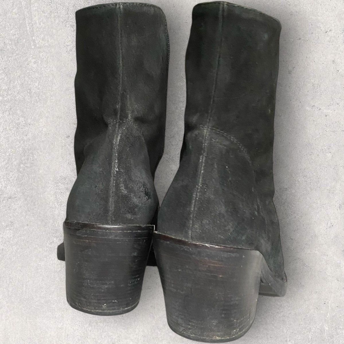 Ann Demeulemeester Suede Cuban Heel Boots Size US 8 / EU 41 - 6 Thumbnail