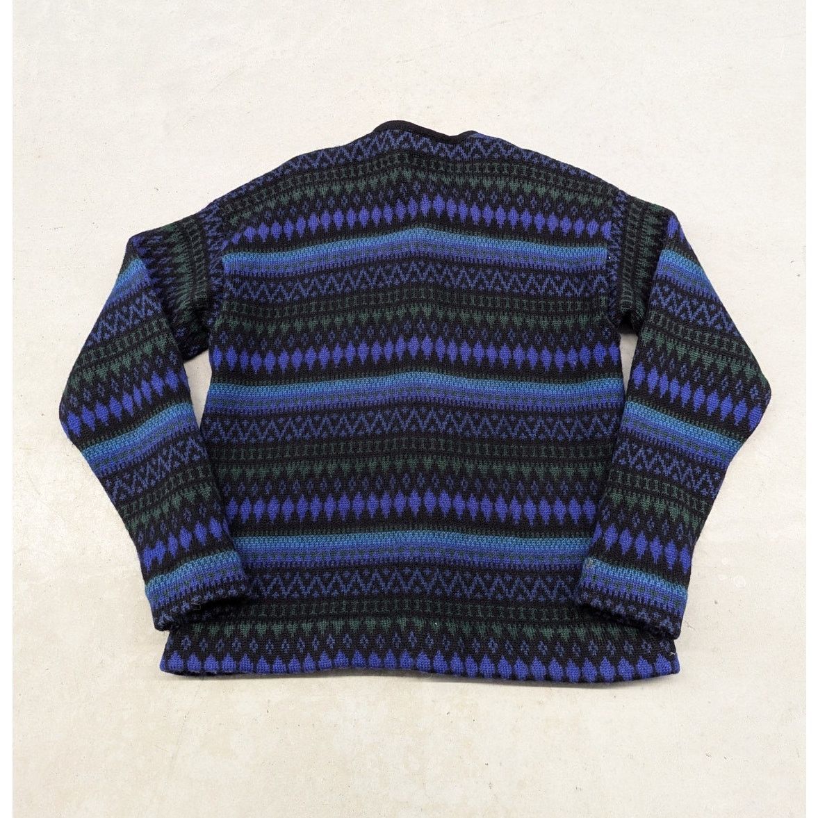 Vintage Vintage 1970s Norvyk By Renoir Virgin Wool Ski Sweater Size L / US 10 / IT 46 - 5 Thumbnail