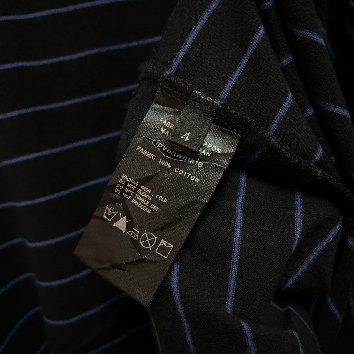 Japanese Brand × RIPVANWINKLE RIPVANWINKLE Stripe T Shirt Size US S / EU 44-46 / 1 - 6 Thumbnail