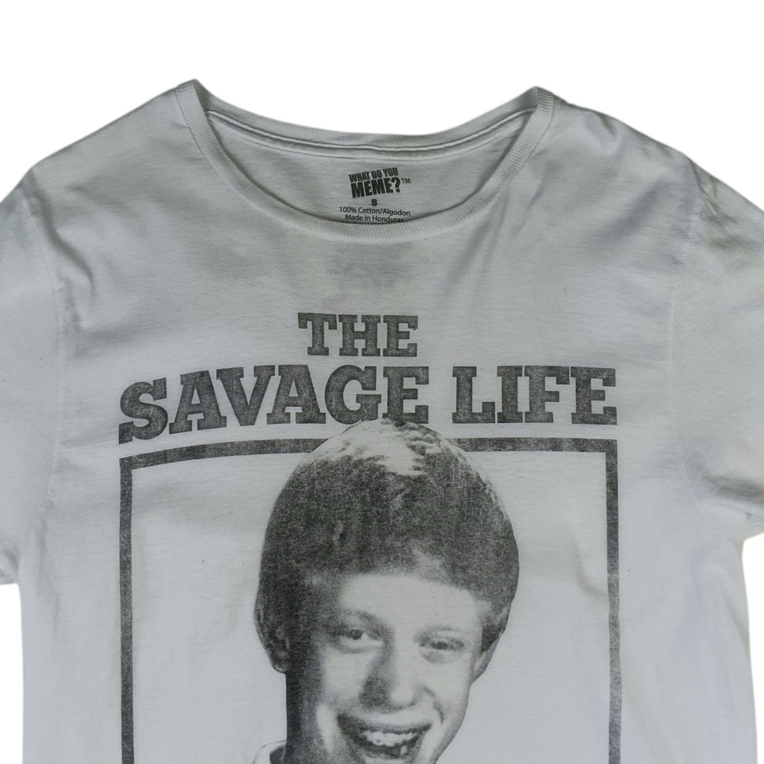 Vintage Vintage Y2K The Savage Life Choose Me Meme T-Shirt Size S / US 4 / IT 40 - 6 Thumbnail