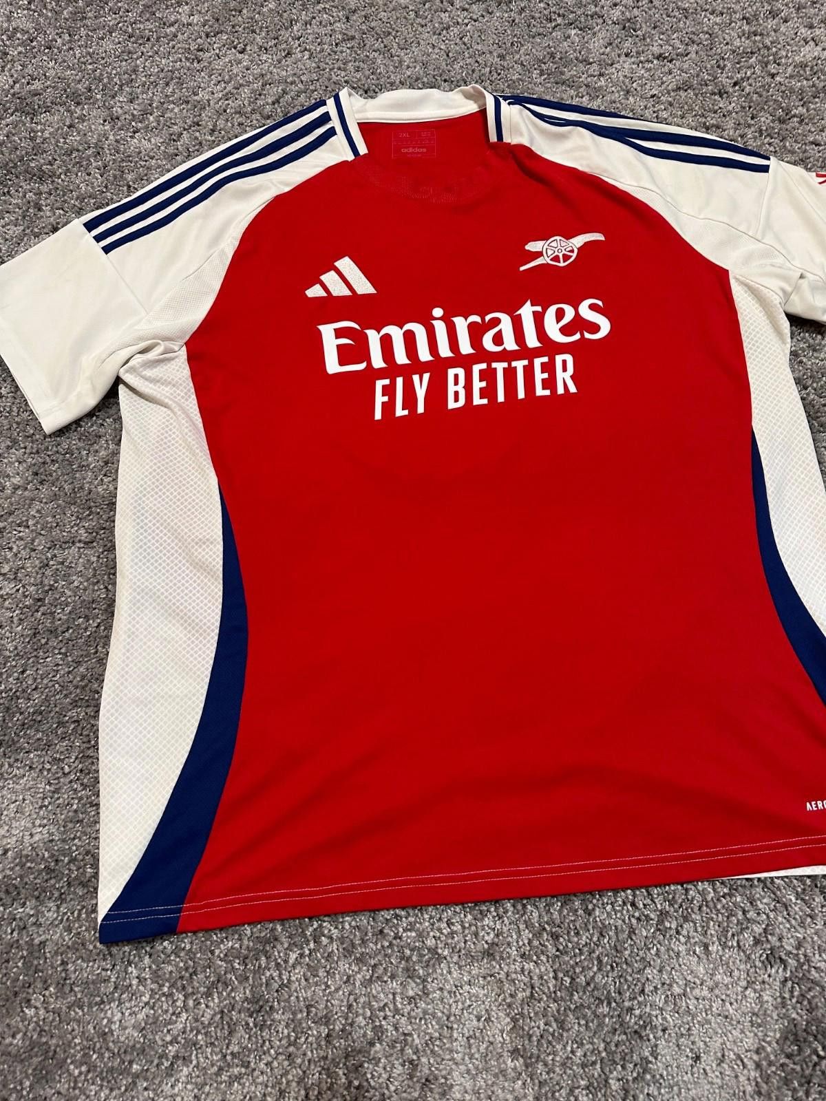Adidas ODEGAARD Adidas Arsenal 2024/25 Football Shirt Soccer Jersey Size US XXL / EU 58 / 5 - 2 Thumbnail