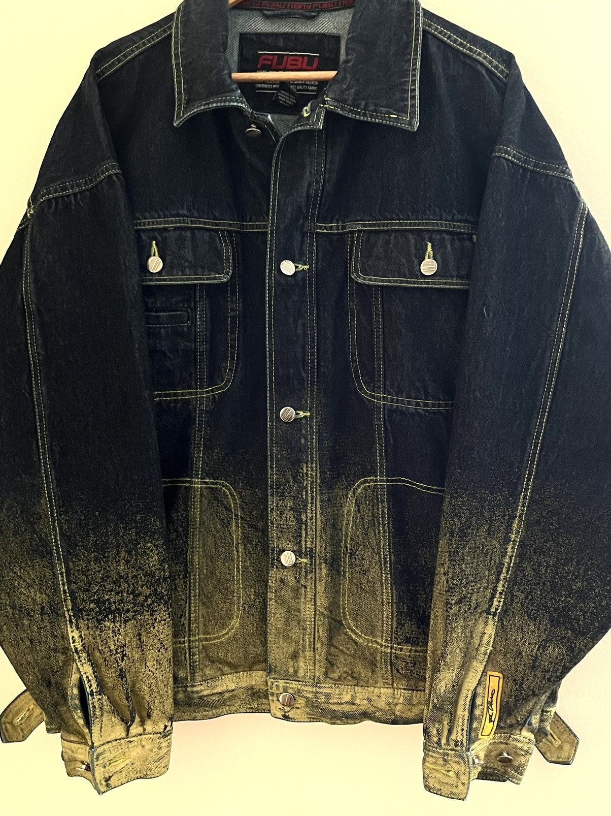 Fubu Vintage 90’s FUBU Collection Limited Edition Denim Jacket Size US XL / EU 56 / 4 - 2 Thumbnail