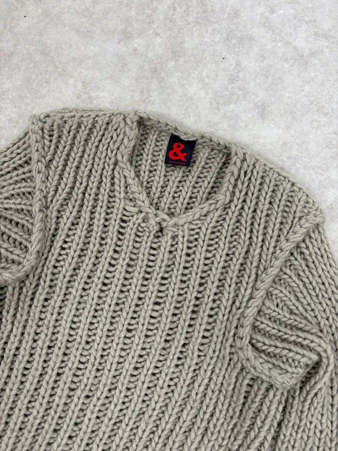 Dolce & Gabbana 1990s Dolce & Gabbana Grey Wool Alpaga Sweater Size US M / EU 48-50 / 2 - 4 Thumbnail