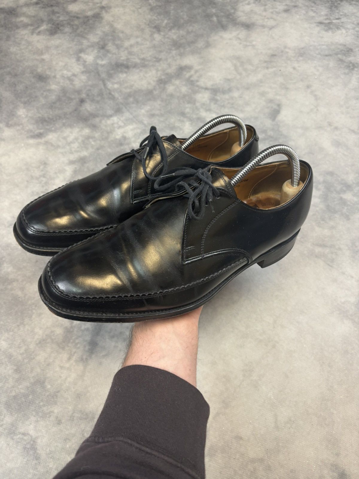 Designer × Loake Vintage Loake 773B England Casual Leather Boots derby 90s Size US 8.5 / EU 41-42 - 1 Thumbnail